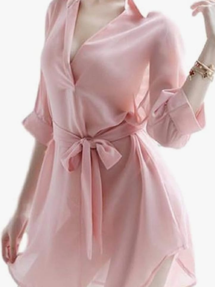 ランジェリー風シャツ